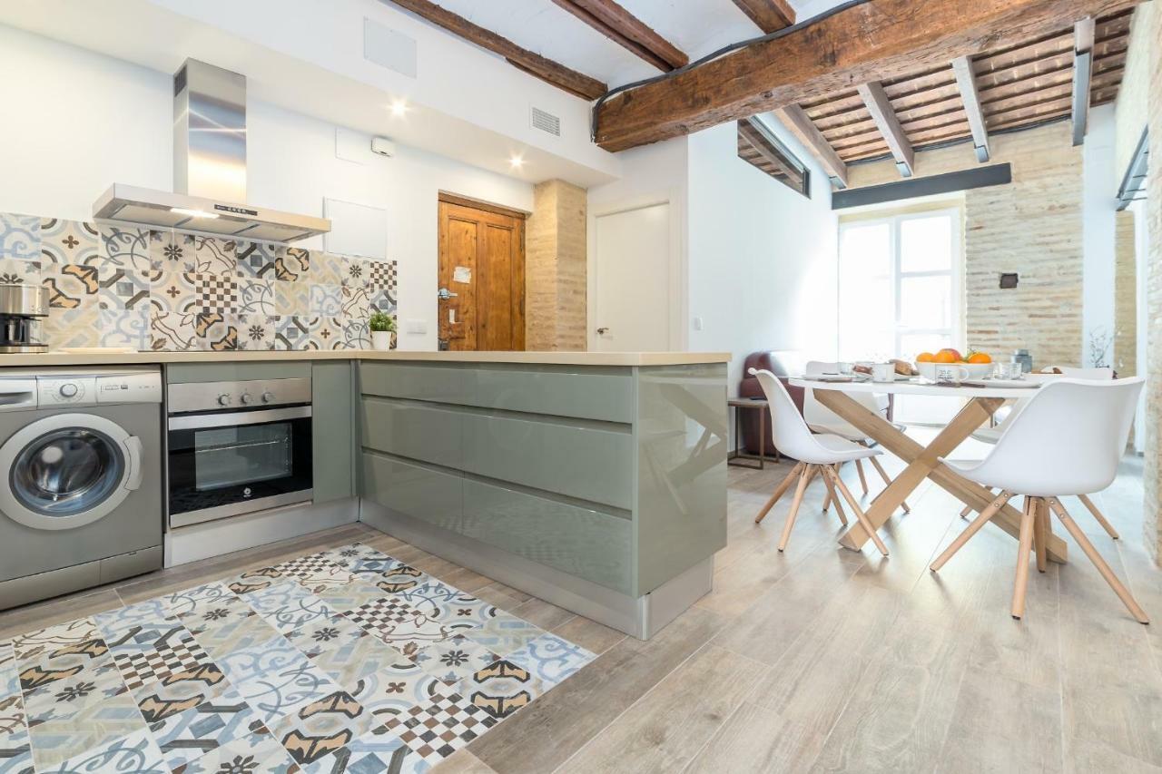 Florit Flats - Cathedral Luxury Terrace Flat 2Br 2Ba Ac Wifi Apartment Valencia Exterior foto